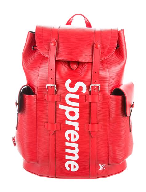 supreme lv backpack ua|louis vuitton supreme backpack men.